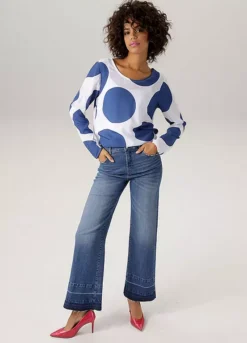 Aniston 5-Pocket Straight Jeans -Garmonic Sales Store Aniston 5 Pocket Straight Jeans21129808FRSP W03