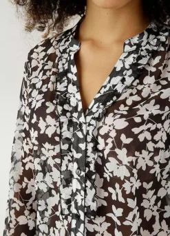 Aniston Floral Print Ruffle Blouse -Garmonic Sales Store Aniston Floral Print Ruffle Blouse13190862FRSP W02