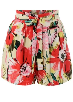 Aniston Leaf Print Shorts -Garmonic Sales Store Aniston Leaf Print Shorts59810649FRSC