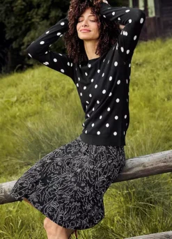 Aniston Print Skirt 9 Aniston Print Skirt -Garmonic Sales Store Aniston Print Skirt16490523FRSL