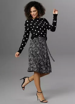 Aniston Print Skirt 13 Aniston Print Skirt -Garmonic Sales Store Aniston Print Skirt16490523FRSP W04