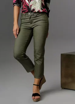 Aniston Straight Leg Capri Jeans -Garmonic Sales Store Aniston Straight Leg Capri Jeans10770431FRSP
