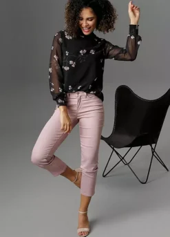 Aniston Straight Leg Capri Jeans -Garmonic Sales Store Aniston Straight Leg Capri Jeans86071210FRSP W04