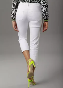 Aniston Straight Leg Capri Jeans -Garmonic Sales Store Aniston Straight Leg Capri Jeans86845717FRSP W01