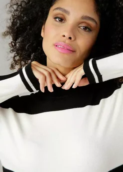 Aniston Stripe Knit Top -Garmonic Sales Store Aniston Stripe Knit Top50220007FRSP W03