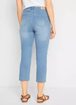 Bonprix Cropped Used Look Jeans -Garmonic Sales Store Bonprix Cropped Used Look Jeans926653FRSP W01