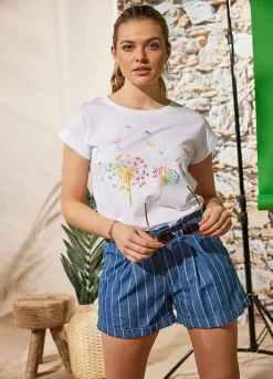 Bonprix Dandelion Print T-Shirt -Garmonic Sales Store Bonprix Dandelion Print T Shirt913209FRSL