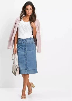 Bonprix Denim Skirt -Garmonic Sales Store Bonprix Denim Skirt903042FRSP W02