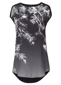 Bonprix Floral Print Dippy T-Shirt -Garmonic Sales Store Bonprix Floral Print Dippy T Shirt915901FRSC