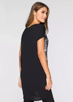 Bonprix Floral Print Dippy T-Shirt -Garmonic Sales Store Bonprix Floral Print Dippy T Shirt915901FRSP W01