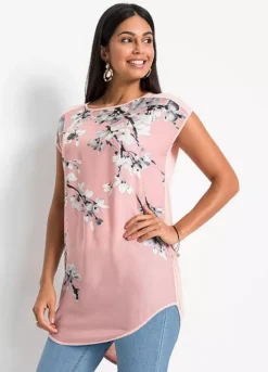 Bonprix Floral Print Dippy T-Shirt -Garmonic Sales Store Bonprix Floral Print Dippy T Shirt977686FRSP