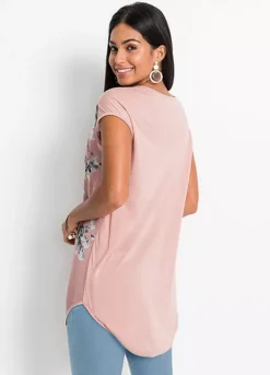 Bonprix Floral Print Dippy T-Shirt -Garmonic Sales Store Bonprix Floral Print Dippy T Shirt977686FRSP W01