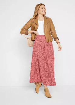 Bonprix Floral Tiered Skirt -Garmonic Sales Store Bonprix Floral Tiered Skirt926407FRSP W04