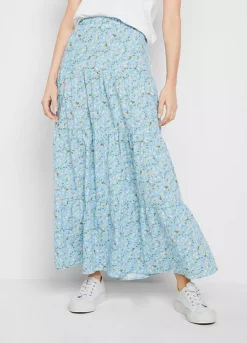 Bonprix Floral Tiered Skirt