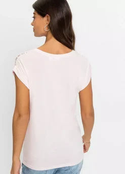 Bonprix Lace Yoke T-Shirt -Garmonic Sales Store Bonprix Lace Yoke T Shirt963511FRSP W01