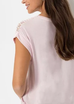 Bonprix Lace Yoke T-Shirt -Garmonic Sales Store Bonprix Lace Yoke T Shirt963511FRSP W03