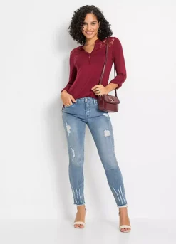 Bonprix Lace Yoke Tunic -Garmonic Sales Store Bonprix Lace Yoke Tunic906236FRSP W04