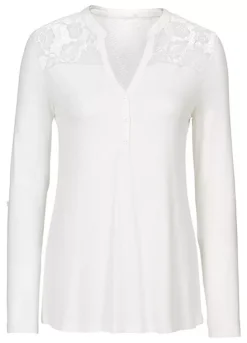 Bonprix Lace Yoke Tunic -Garmonic Sales Store Bonprix Lace Yoke Tunic946019FRSC