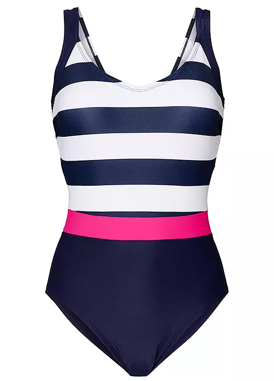 Bonprix Nautical Stripe Swimsuit 3 Bonprix Nautical Stripe Swimsuit - Image 3