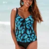 Bonprix Paisley Print Tankini Top