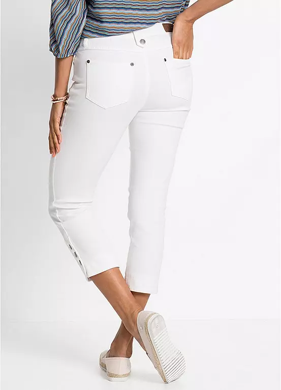 Bonprix Slim Fit Capri Jeans 3 Bonprix Slim Fit Capri Jeans - Image 3