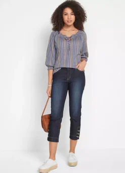 Bonprix Slim Fit Capri Jeans 19 Bonprix Slim Fit Capri Jeans -Garmonic Sales Store Bonprix Slim Fit Capri Jeans954993FRSP W04