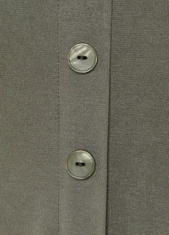 Buffalo Button Trim Midi Skirt -Garmonic Sales Store Buffalo Button Trim Midi Skirt93627562FRSC W03