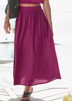 Buffalo Woven Maxi Skirt