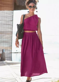 Buffalo Woven Maxi Skirt -Garmonic Sales Store Buffalo Woven Maxi Skirt99608453FRSP W01