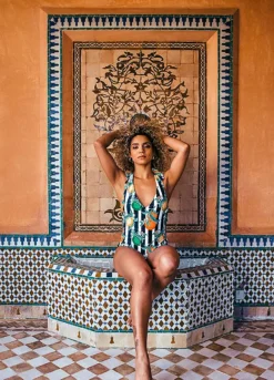 Chelsea Peers By NYC Frill Strap Swimsuit