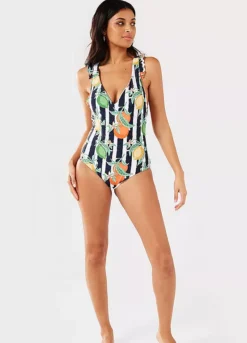 Chelsea Peers By NYC Frill Strap Swimsuit -Garmonic Sales Store Chelsea Peers by NYC Frill Strap Swimsuit17R549FRSP W05