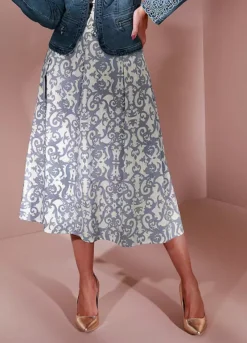 Creation L Print Skirt