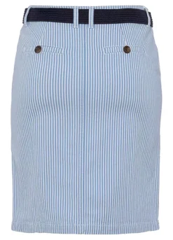 DELMAO Belted Slim Cut Mini Skirt -Garmonic Sales Store DELMAO Belted Slim Cut Mini Skirt98653165FRSC W01