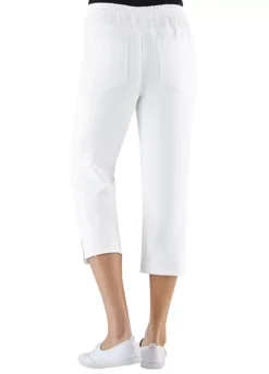 Elasticated Cropped Jeans -Garmonic Sales Store Elasticated Cropped JeansB24288FRSP W01