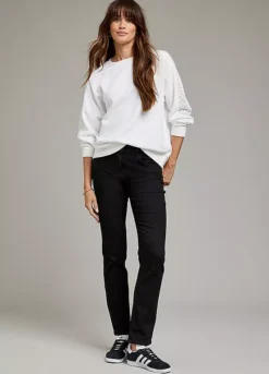 Feel Good Lift & Sculpt Charlotte Straight Leg Jeans Black -Garmonic Sales Store Feel Good Lift Sculpt Charlotte Straight Leg Jeans Black25E809FRSP W01