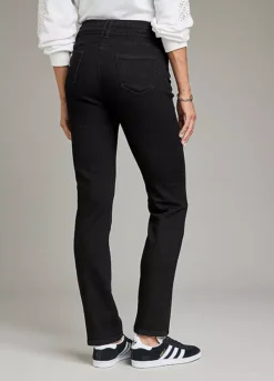 Feel Good Lift & Sculpt Charlotte Straight Leg Jeans Black -Garmonic Sales Store Feel Good Lift Sculpt Charlotte Straight Leg Jeans Black25E809FRSP W03