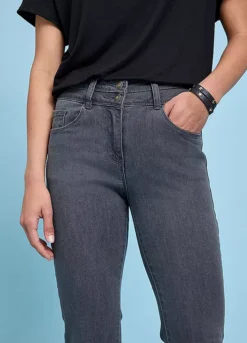 Feel Good Lift & Sculpt Charlotte Straight Leg Jeans Grey -Garmonic Sales Store Feel Good Lift Sculpt Charlotte Straight Leg Jeans Grey39X115FRSP W02