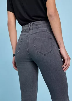 Feel Good Lift & Sculpt Charlotte Straight Leg Jeans Grey -Garmonic Sales Store Feel Good Lift Sculpt Charlotte Straight Leg Jeans Grey39X115FRSP W03