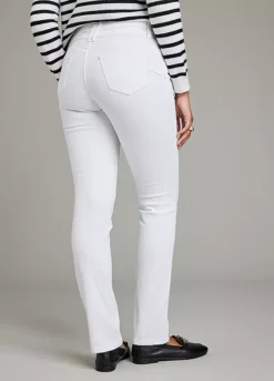 Feel Good Lift & Sculpt Charlotte Straight Leg Jeans White -Garmonic Sales Store Feel Good Lift Sculpt Charlotte Straight Leg Jeans White72H976FRSP W03