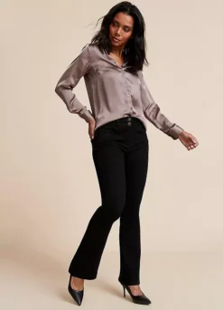 Feel Good Lift & Sculpt Mia Black Bootcut Jeans -Garmonic Sales Store Feel Good Lift Sculpt Mia Black Bootcut Jeans28S810FRSP W01