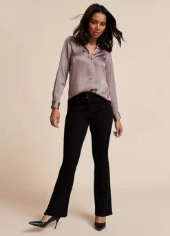 Feel Good Lift & Sculpt Mia Black Bootcut Jeans -Garmonic Sales Store Feel Good Lift Sculpt Mia Black Bootcut Jeans28S810FRSP W02