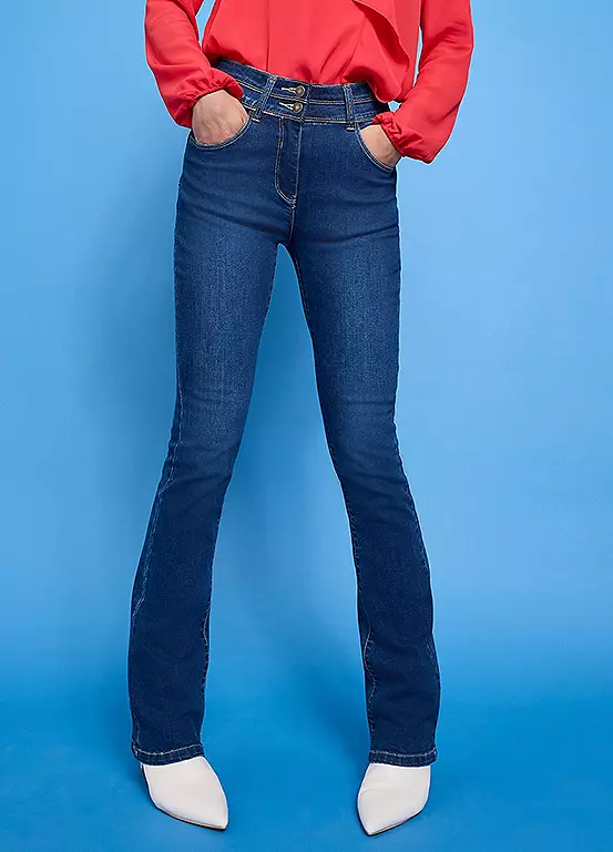 Feel Good Lift & Sculpt Mia Bootcut Jeans Blue 1 Feel Good Lift & Sculpt Mia Bootcut Jeans Blue