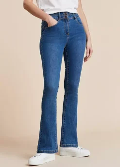 Feel Good Lift & Sculpt Mia Bootcut Jeans Mid Blue