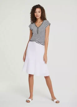 Heine Elasticated Waist Skirt -Garmonic Sales Store Heine Elasticated Waist SkirtG26383FRSP W02