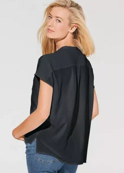 Heine Oversized Button Blouse -Garmonic Sales Store Heine Oversized Button BlouseD19812FRSP W01