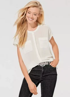 Heine Oversized Button Blouse -Garmonic Sales Store Heine Oversized Button BlouseD19828FRSP W01