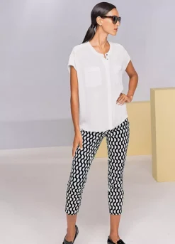 Heine Oversized Button Blouse -Garmonic Sales Store Heine Oversized Button BlouseD19828FRSP W04