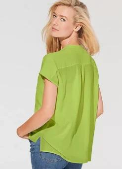 Heine Oversized Button Blouse -Garmonic Sales Store Heine Oversized Button BlouseD19844FRSP W01