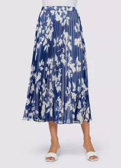 Heine Pleated Floral Print Skirt -Garmonic Sales Store Heine Pleated Floral Print SkirtH49286FRSP W01