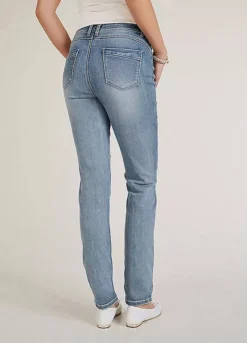 Heine Tummy Trimming Embroidered Jeans -Garmonic Sales Store Heine Tummy Trimming Embroidered JeansG64966FRSP W01